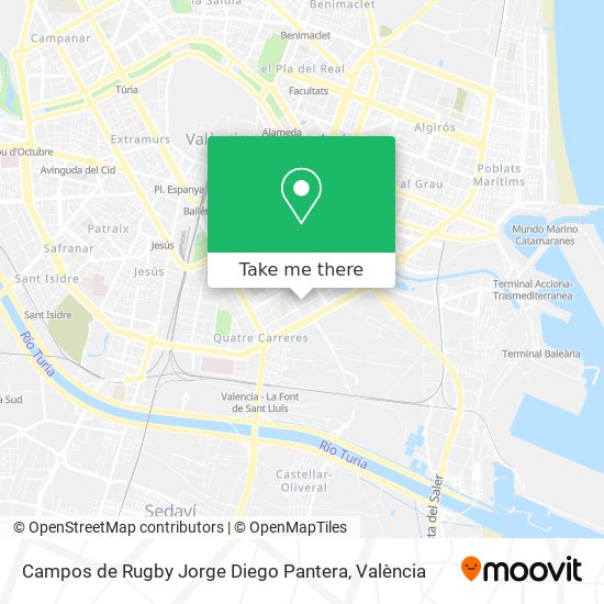 Campos de Rugby Jorge Diego Pantera map