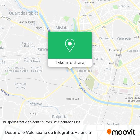Desarrollo Valenciano de Infografía map
