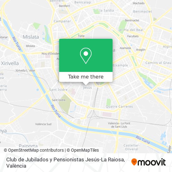 Club de Jubilados y Pensionistas Jesús-La Raiosa map