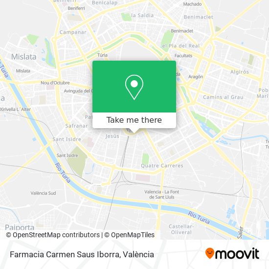 Farmacia Carmen Saus Iborra map