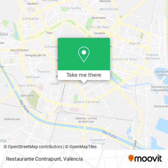 mapa Restaurante Contrapunt