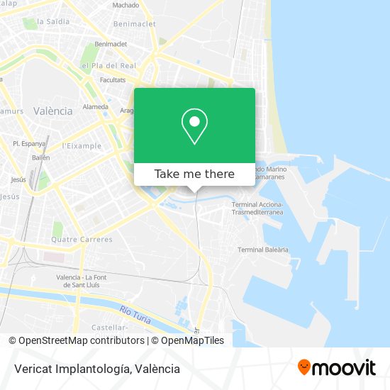 Vericat Implantología map