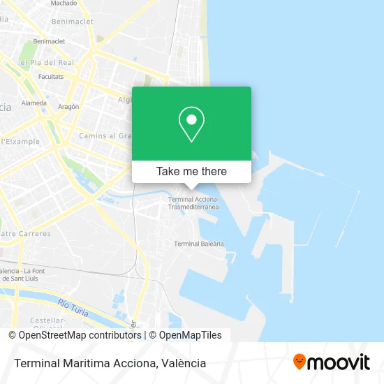 Terminal Maritima Acciona map