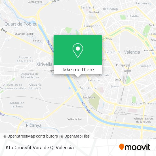 Ktb Crossfit Vara de Q map