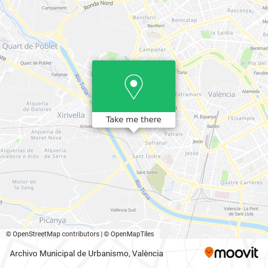 Archivo Municipal de Urbanismo map