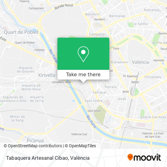 Tabaquera Artesanal Cibao map