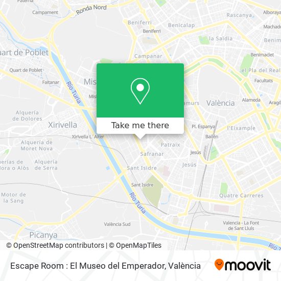 Escape Room : El Museo del Emperador map