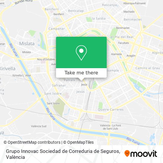 Grupo Innovac Sociedad de Correduria de Seguros map