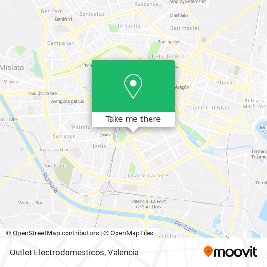 Outlet Electrodomésticos map