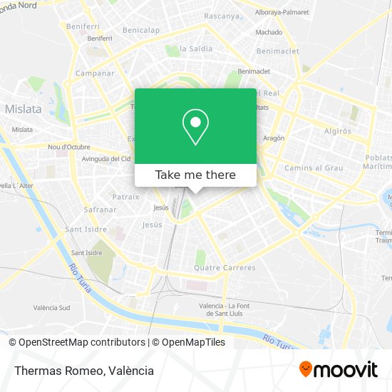 Thermas Romeo map