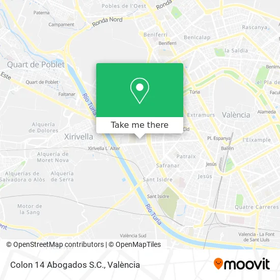 Colon 14 Abogados S.C. map
