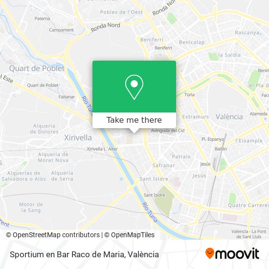 Sportium en Bar Raco de Maria map