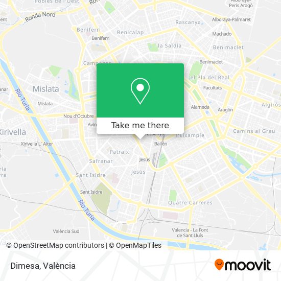 Dimesa map