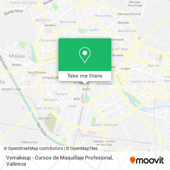 Vymakeup - Cursos de Maquillaje Profesional map