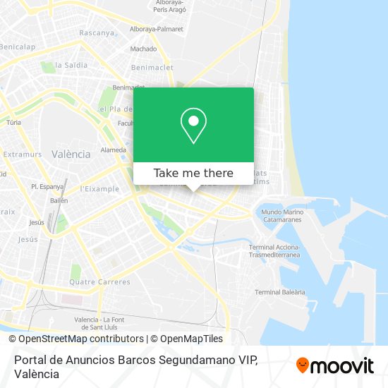 Portal de Anuncios Barcos Segundamano VIP map