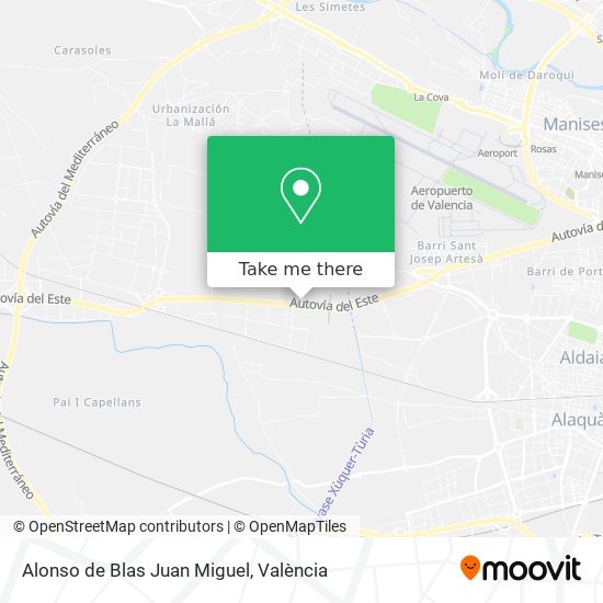 Alonso de Blas Juan Miguel map
