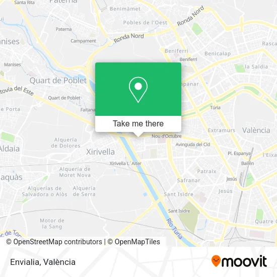 Envialia map
