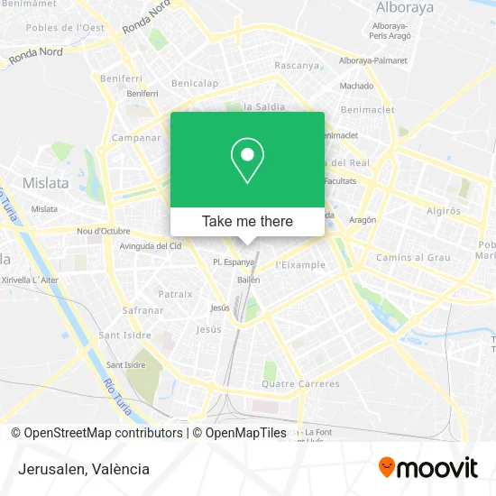 Jerusalen map