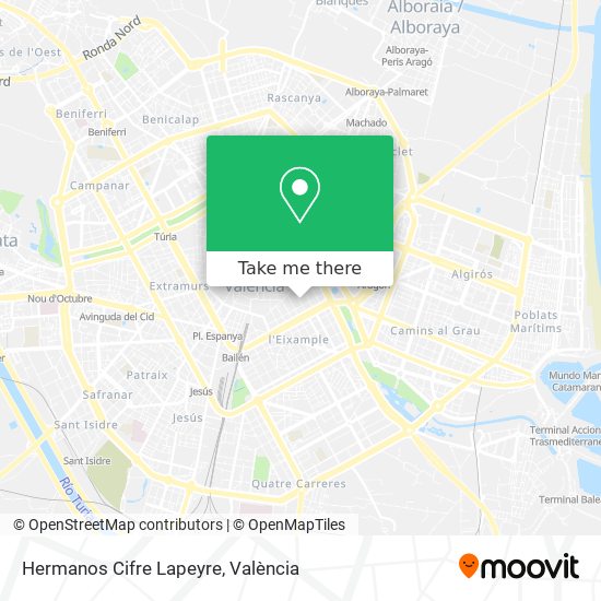 Hermanos Cifre Lapeyre map