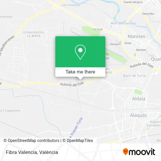 Fibra Valencia map