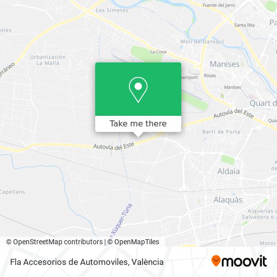 mapa Fla Accesorios de Automoviles