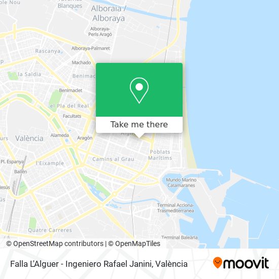 Falla L'Alguer - Ingeniero Rafael Janini map