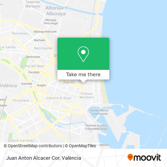 Juan Anton Alcacer Cor map