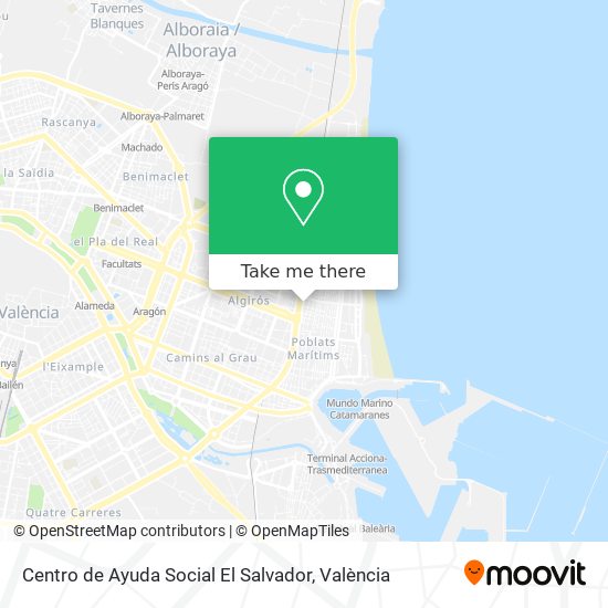 Centro de Ayuda Social El Salvador map