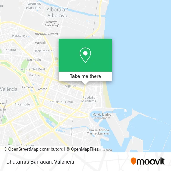 Chatarras Barragán map