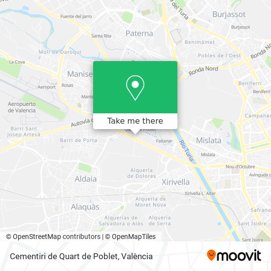 Cementiri de Quart de Poblet map