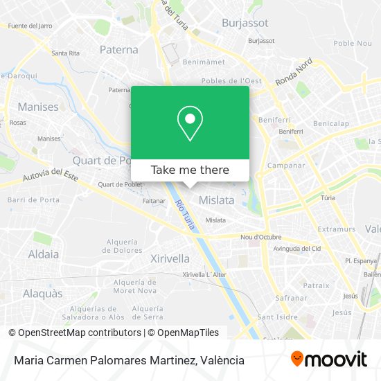 Maria Carmen Palomares Martinez map