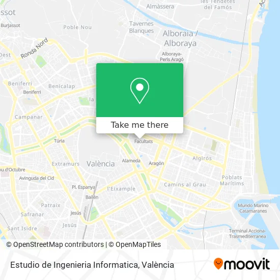 Estudio de Ingenieria Informatica map