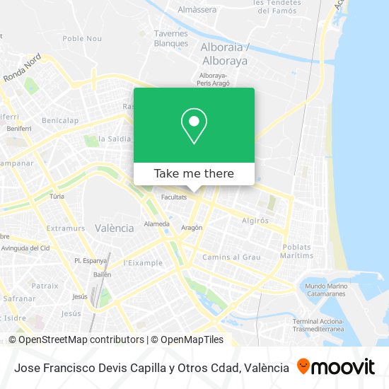 Jose Francisco Devis Capilla y Otros Cdad map