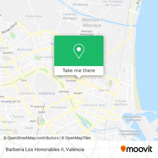 Barberia Los Honorables II map