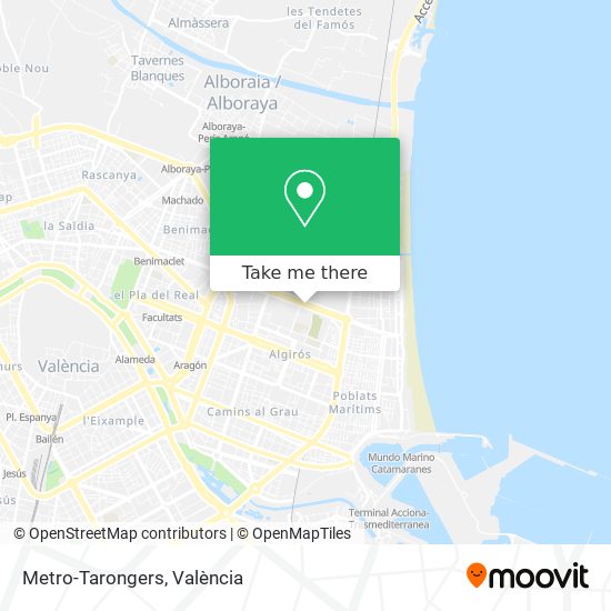 Metro-Tarongers map