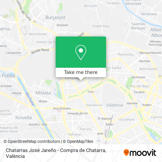 mapa Chatarras José Jareño - Compra de Chatarra