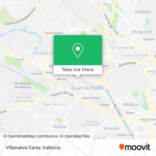 Villanueva Carey map