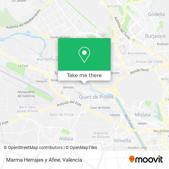 Marma Herrajes y Afine map