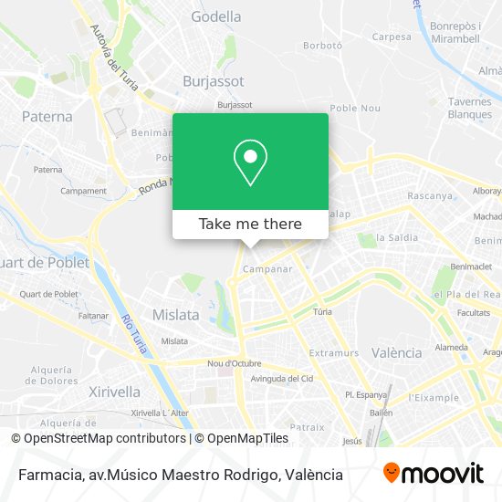 Farmacia, av.Músico Maestro Rodrigo map