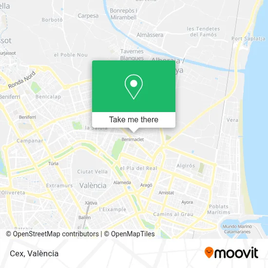 Cex map