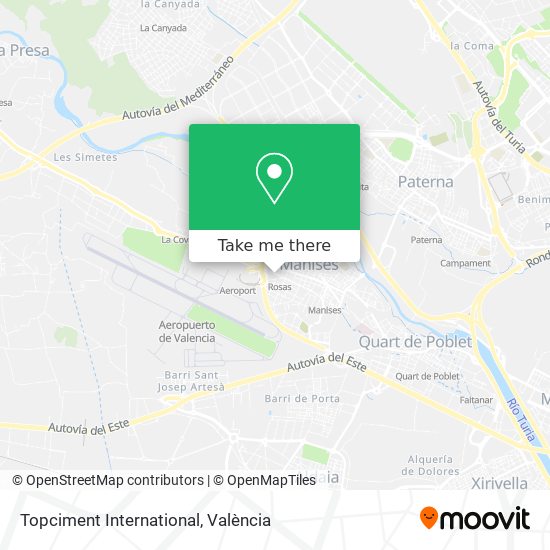 Topciment International map
