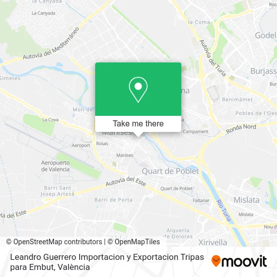 Leandro Guerrero Importacion y Exportacion Tripas para Embut map