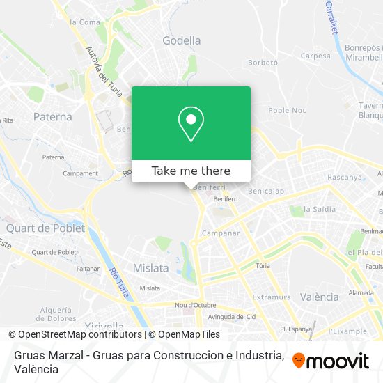 Gruas Marzal - Gruas para Construccion e Industria map