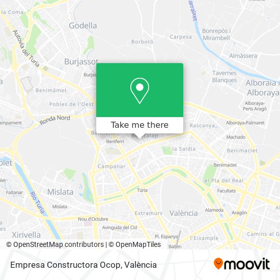 Empresa Constructora Ocop map