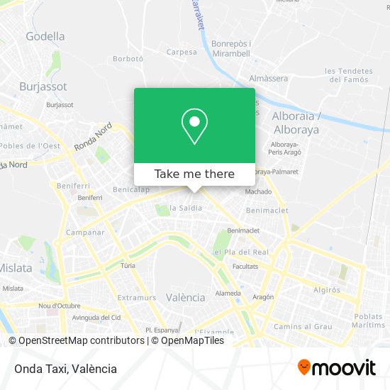 mapa Onda Taxi