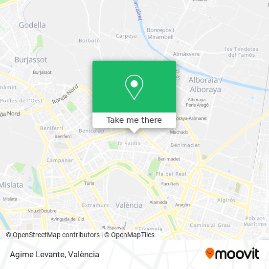 Agime Levante map