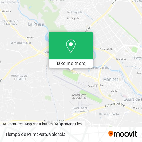 Tiempo de Primavera map