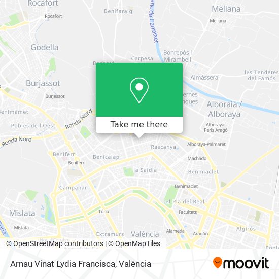 Arnau Vinat Lydia Francisca map