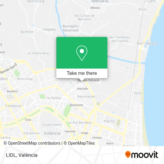LIDL map