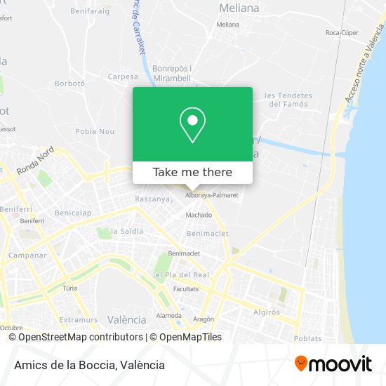 Amics de la Boccia map